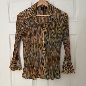 ★ Milano Multicolor Striped Button Down Shirt ★